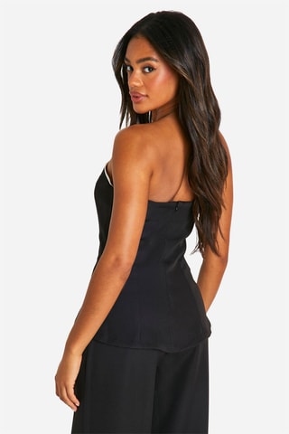 Top bustier - Noir