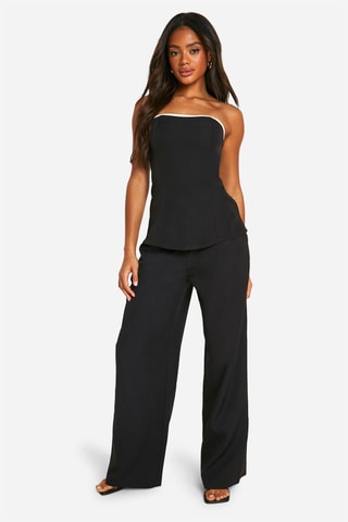 Top bustier - Noir