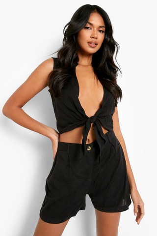 Top et short - Noir