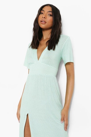 Robe midi - Vert clair