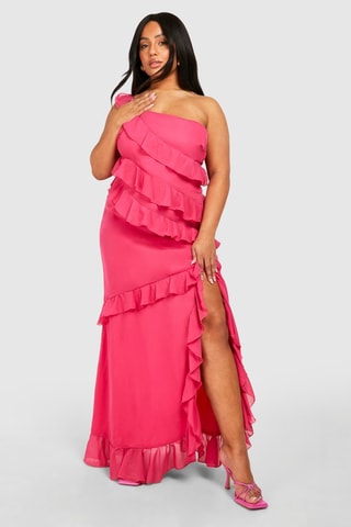 Robe asymétrique - Rose