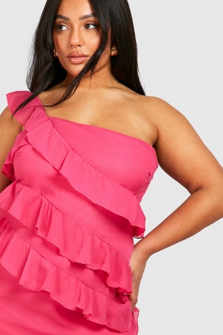 Robe asymétrique - Rose