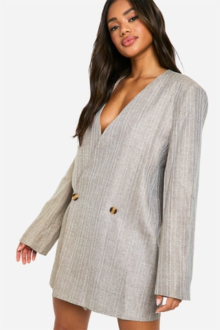 Robe droite - Gris