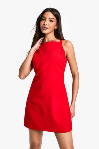 Robe droite - Rouge