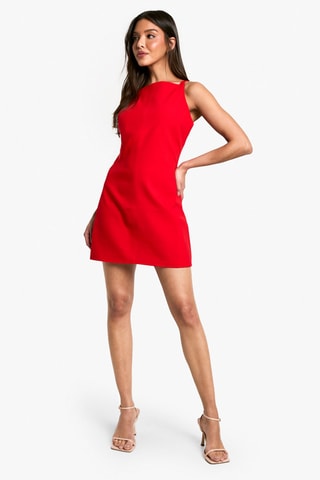 Robe droite - Rouge