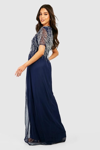 Robe longue - Bleu marine