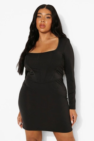 Robe fourreau - Noir