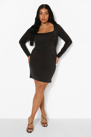 Robe fourreau - Noir