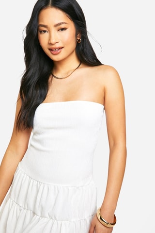 Robe bustier - Ivoire