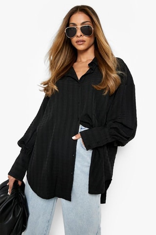 Chemisier oversize - Noir