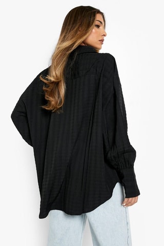 Chemisier oversize - Noir
