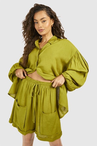 Camisa relaxed - Verde