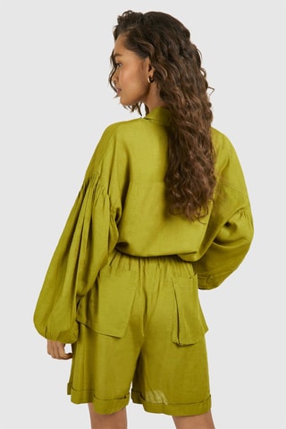 Camisa relaxed - Verde