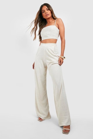 Pantalon droit - Blanc