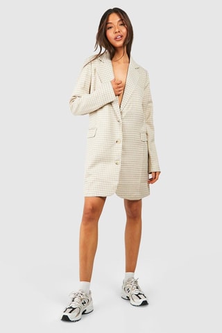 Robe blazer oversize - Beige