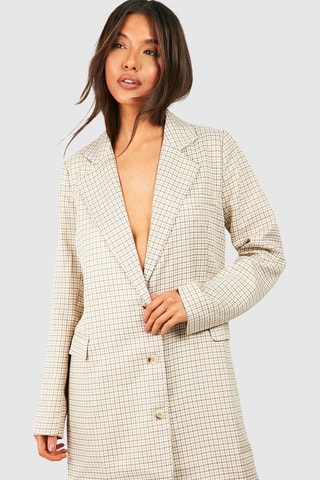 Robe blazer oversize - Beige