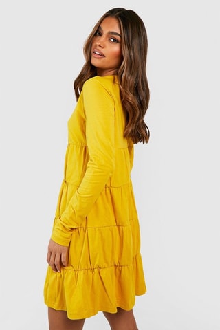 Robe volantée - Jaune