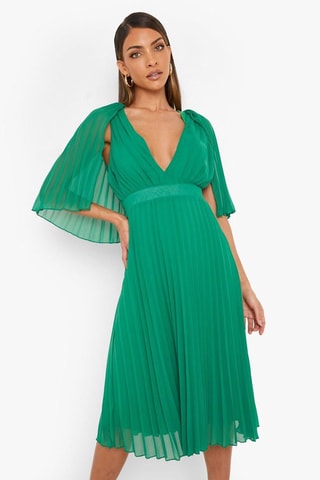 Robe midi - Vert