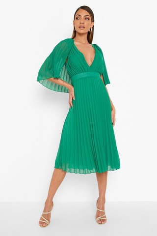 Robe midi - Vert