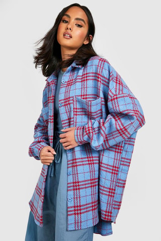 Surchemise oversize - Bleu