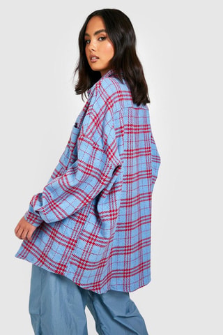 Surchemise oversize - Bleu