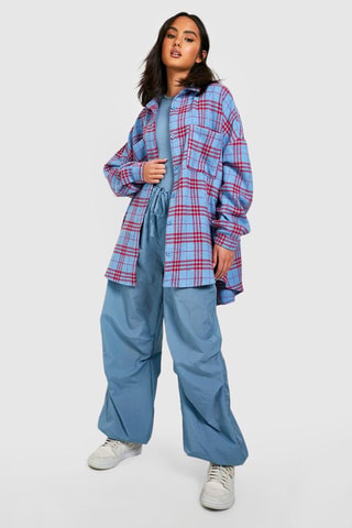 Surchemise oversize - Bleu