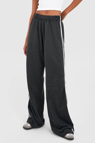 Jogger wide legs - Anthracite chiné