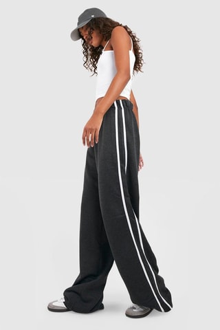 Jogger wide legs - Anthracite chiné