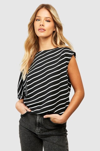 Top oversize - Noir et blanc