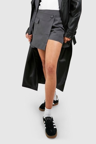 Jupe-short - Anthracite