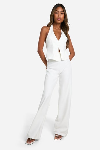 Pantalon flare - Ivoire
