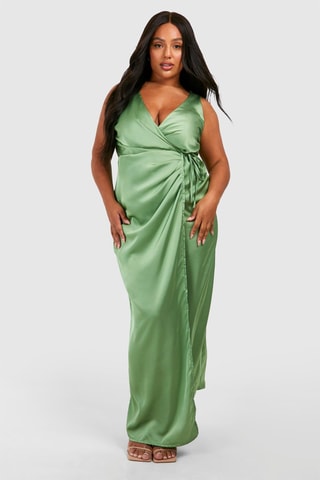 Robe portefeuille - Vert