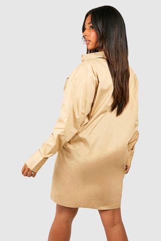 Robe chemise - Beige