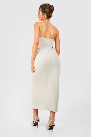 Robe bustier - Beige