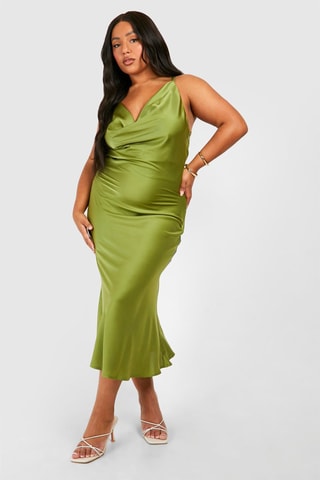 Robe midi - Vert