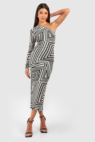 Robe asymétrique - Noir