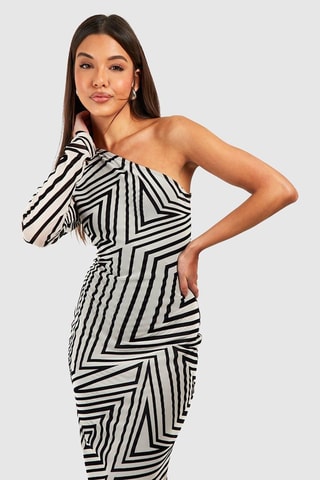 Robe asymétrique - Noir