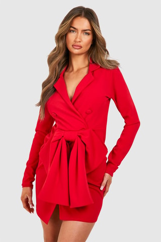 Robe droite - Rouge