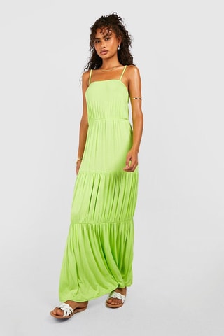 Robe longue - Vert