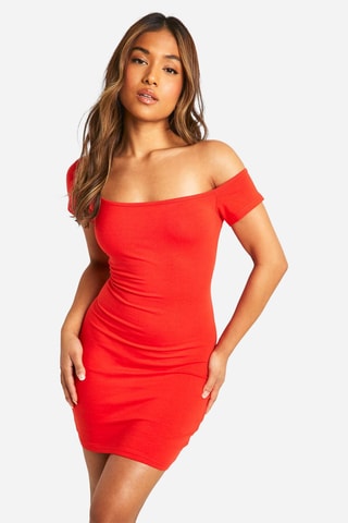 Robe fourreau - Rouge
