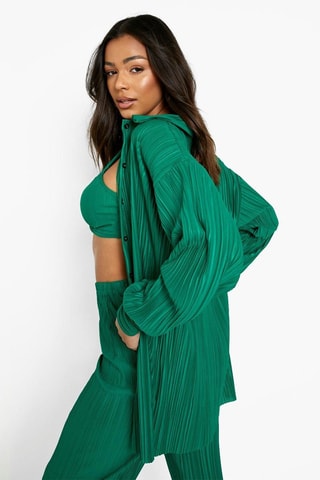 Chemisier et bralette - Vert