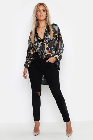 Camisa oversize - Negro
