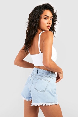 Short en jean - Bleu