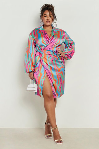 Robe portefeuille - Multicolore