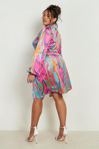 Robe portefeuille - Multicolore