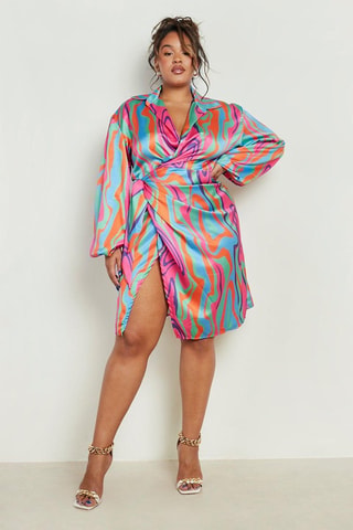 Robe portefeuille - Multicolore