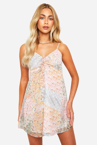 Robe trapèze - Rose
