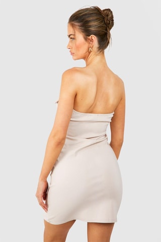 Robe bustier - Beige