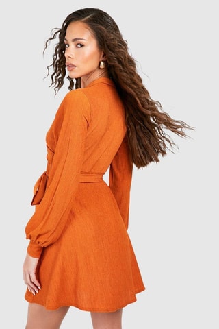 Robe patineuse - Rouge brique