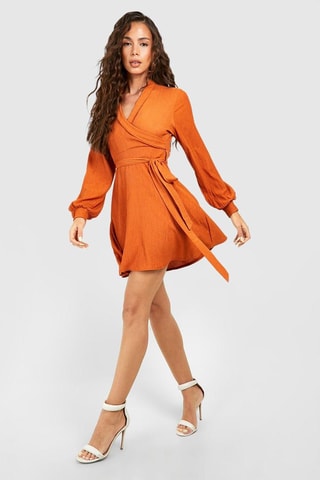 Robe patineuse - Rouge brique